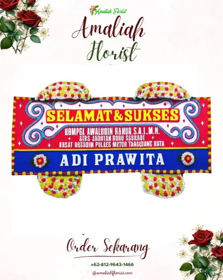 Papan Bunga Ucapan Selamat Rejodadi